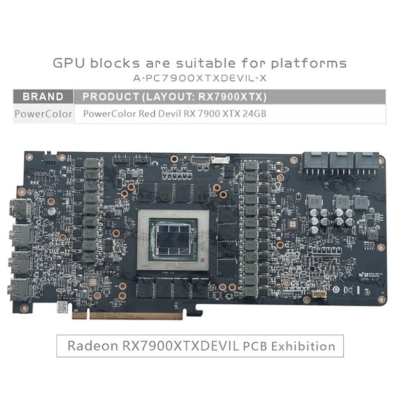 Bykski A-PC7900XTXDEVIL-X GPU  - Rx 7900 Xtx 24Gb 评论和价格