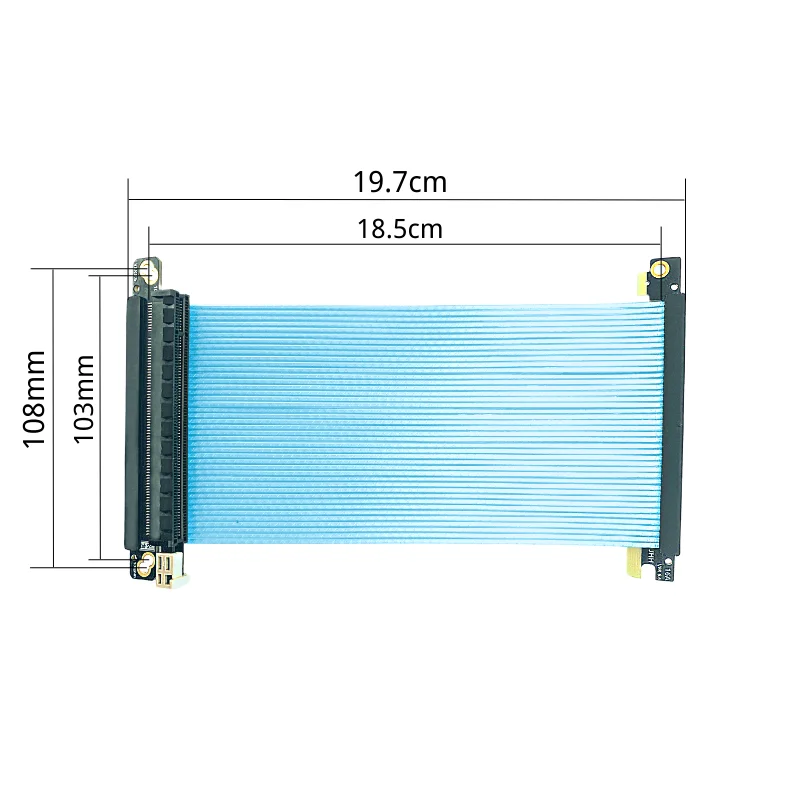 Double Reverse Pci-e 4.0 Riser - Itx Gpu Riser Pcie 4.0 16X 评论和价格