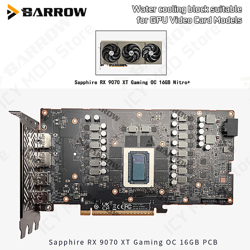 Barrow Graphics Card Water Coo - Rx 9070 Xt 评论和价格