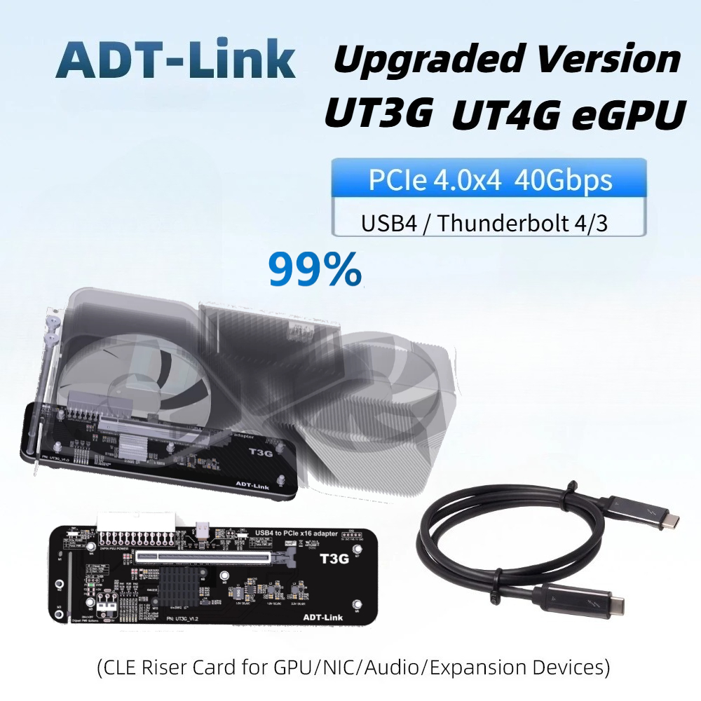 Upgraded UT4G UT3G EGPU Thunde - Gpu External Dock Egpu Thunderbolt 4 评论和价格