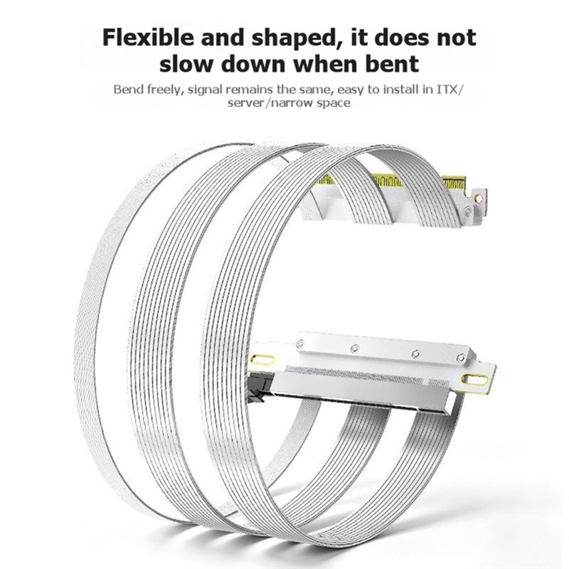 High-Speed 128Gb/S Pcie 5.0 X1 - Pcie 5.0 Gpu Riser Cable 评论和价格