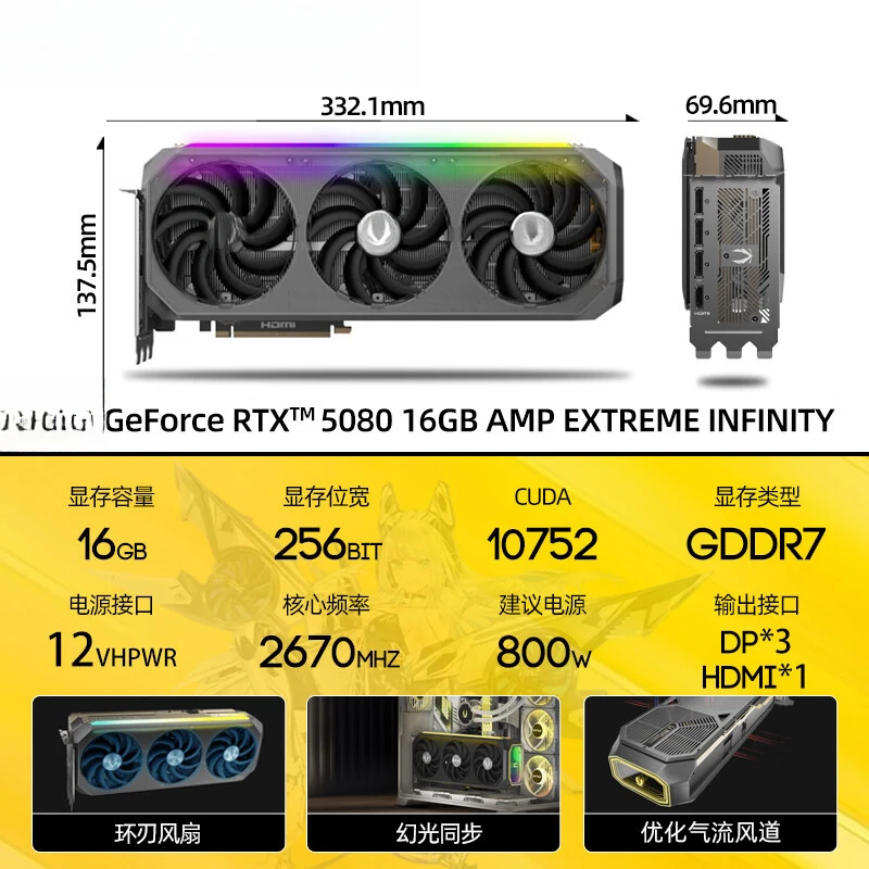 GEFORCE RTX 5080 16GB AMP Desk - Rtx 5080 16Gb 评论和价格