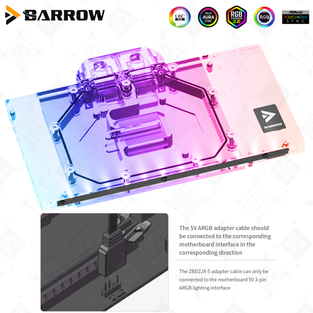 Barrow  GPU Water Cooler Block - Rtx 4090 Water Block 评论和价格