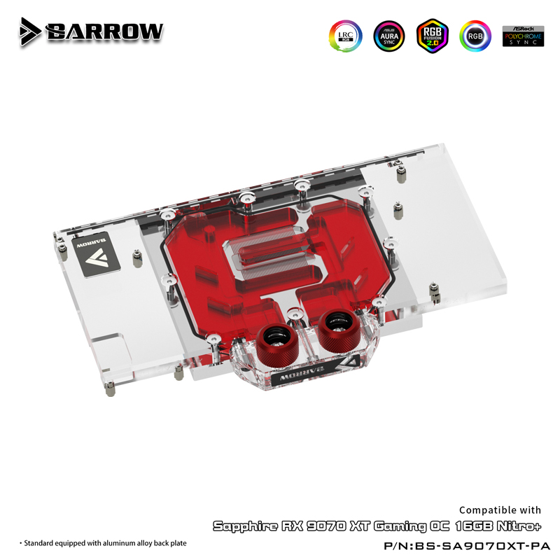 GPU Water Block For SAPPHIRE R - Rx 9070 Xt 评论和价格
