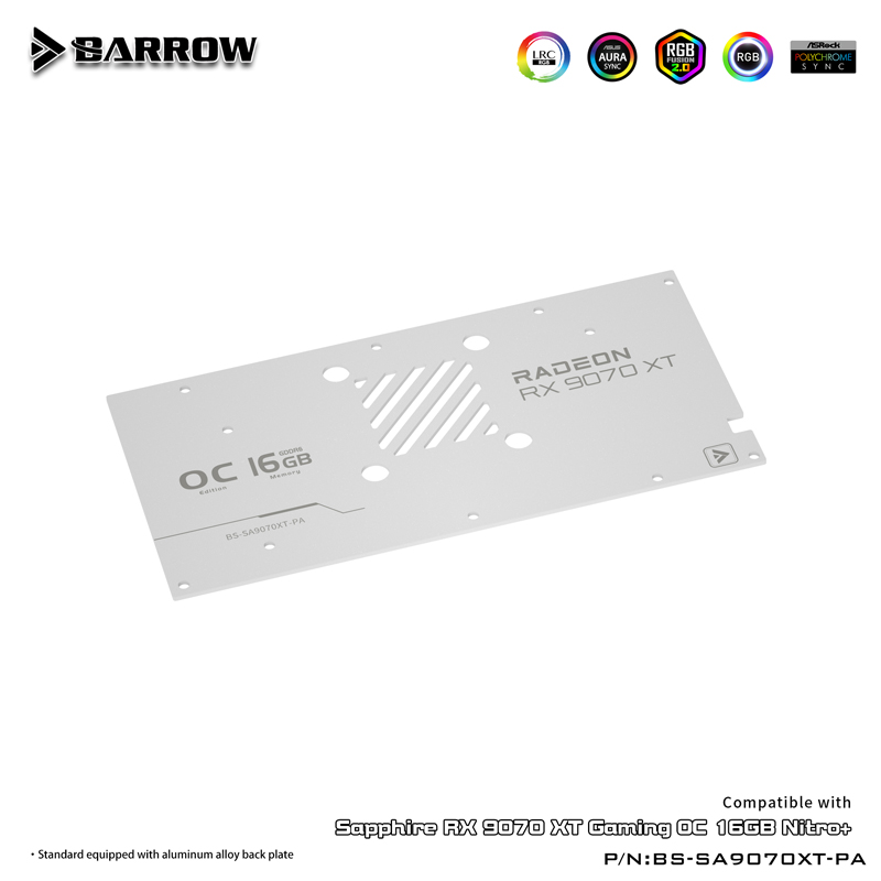 GPU Water Block For SAPPHIRE R - Rx 9070 Xt 评论和价格