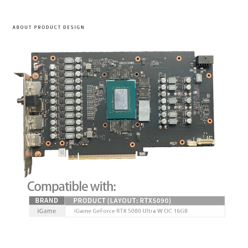 Bykski N-IG5080ULOC-X GPU Bloc - Rtx 5080 16Gb 评论和价格