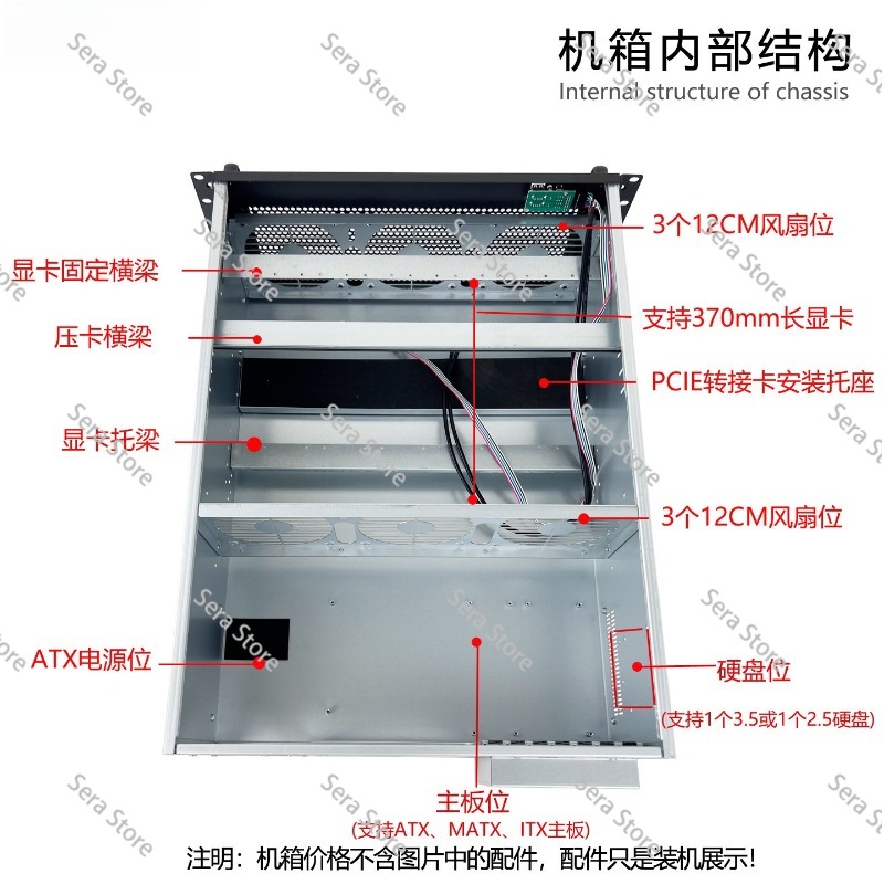 4U Multi-Graphics Card Chassis - Server Gpu Chassis 4U 评论和价格